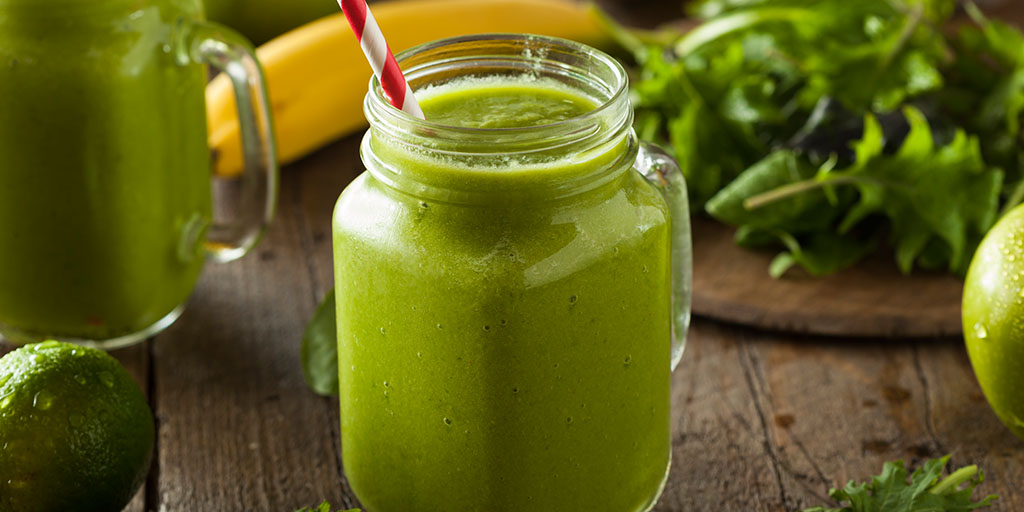 Morning Green Protein Smoothie 