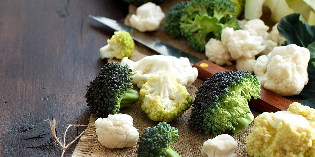 How To Make Broccoli Cauliflower Chickpea Bowl with Pignoli Dressing