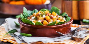 How To Make Roasted Butternut Squash Salad with Maple Mustard Vinaigrette